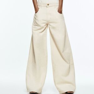 Zara ZW THE SKATER FLARED JEANS